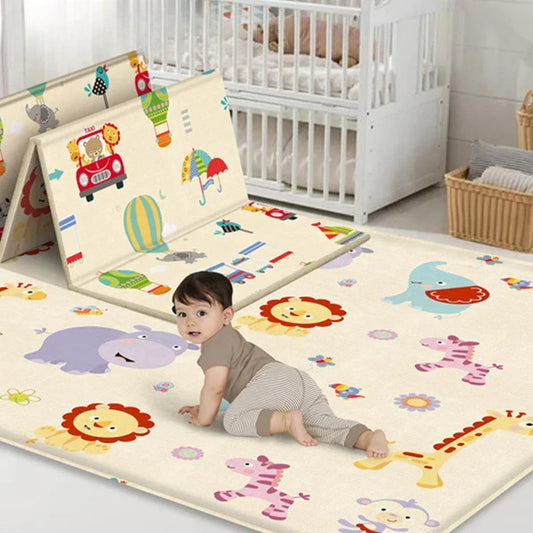 choisir un tapis de motricité pliable ou un tapis anti choc bebe?
