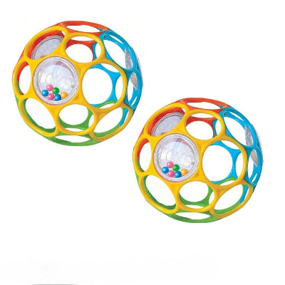 Hochet bebe, conbo 2 balles couleur unique