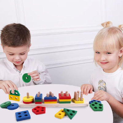 Jouet bebe bois durable grandit avec votre bebe