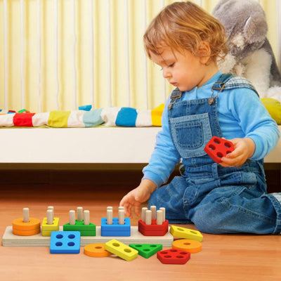 Jouet bebe bois apprentissage en jeu