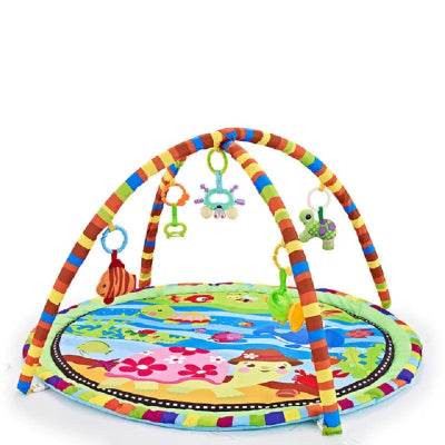 Tapis d'éveil bébé couleurs doux