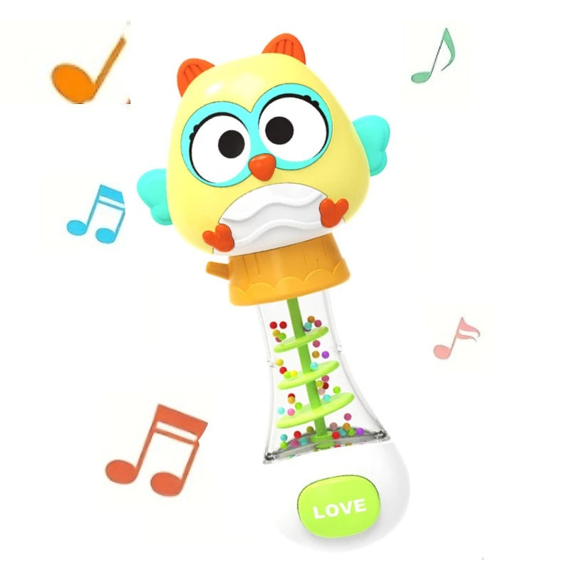 Baton sensoriel bébé hibou