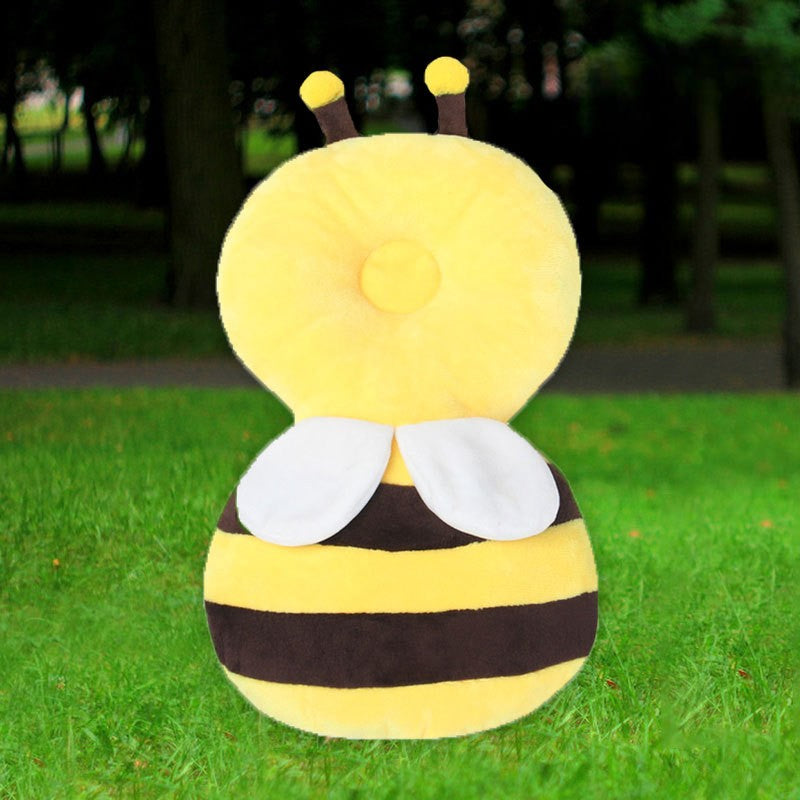 Coussin anti chute bebe jaune de 28 cm
