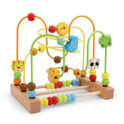 Cube d'activité bébé avec 3 labyrinthe d'insectes enrobés