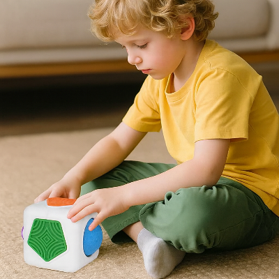 Cube de motricité ocupe un tout pett d'environ 3 ans