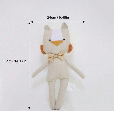 affichage des diensions du doudou lion