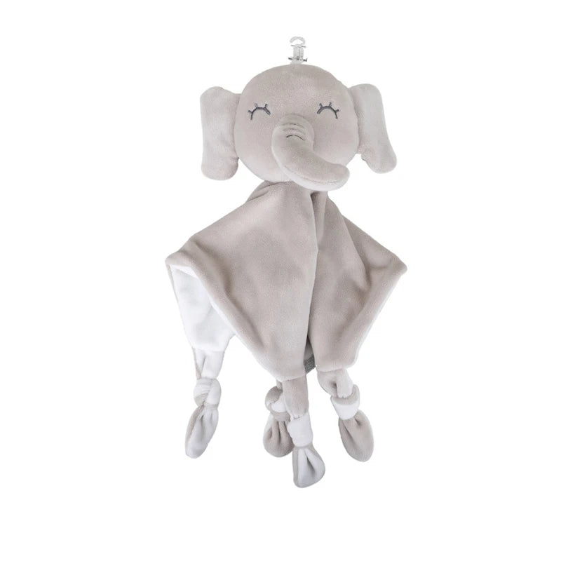 doudou bébé élephant gris