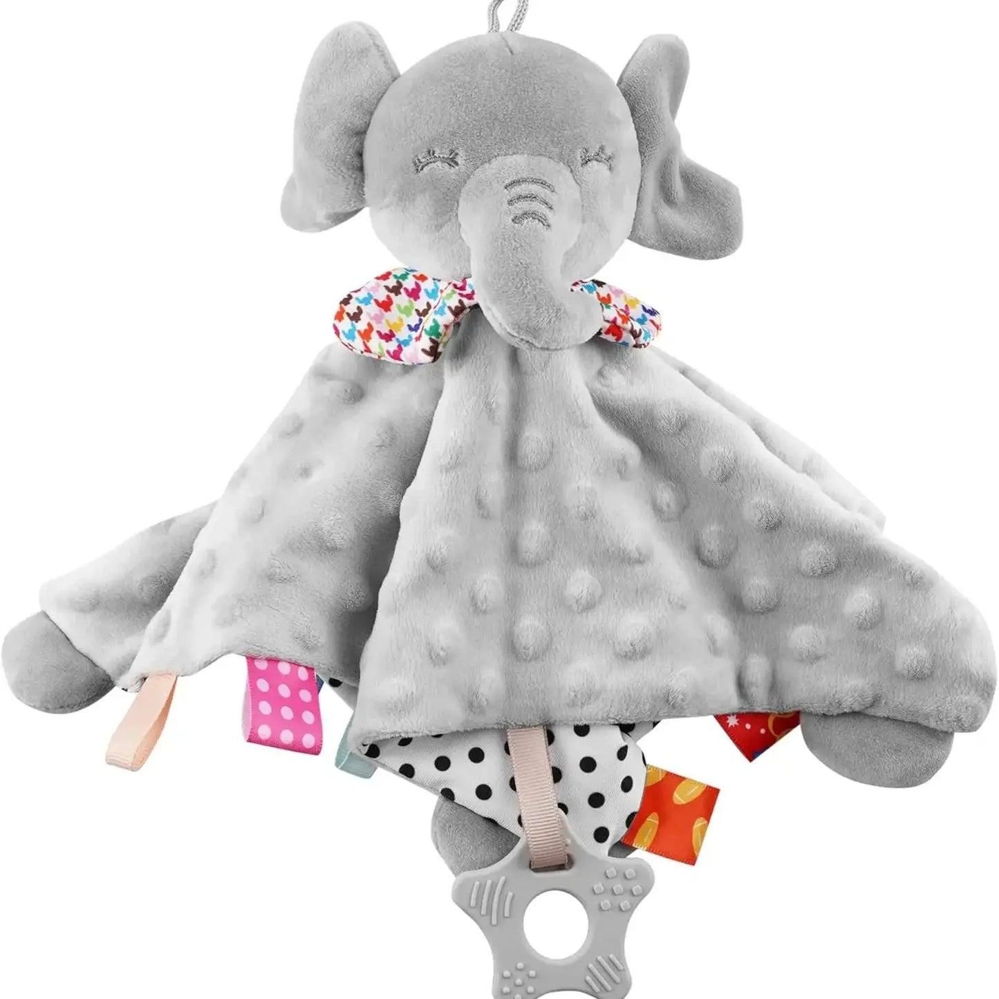 doudou bébé élephant gris clair