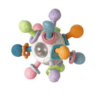 Hochet bebe variante blanche