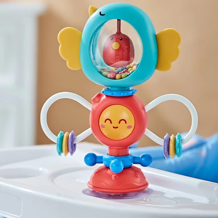 Hochet bebe variante bleu