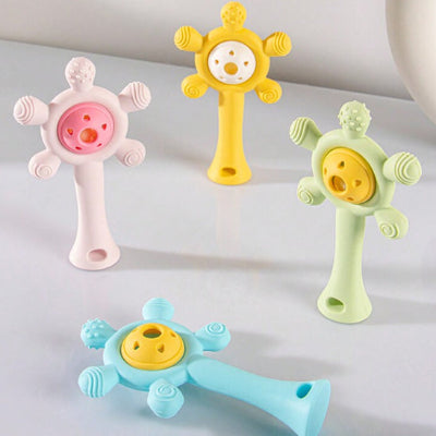 Hochet bebe, jouets d'éveil en silicone