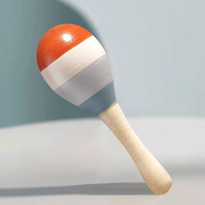 Hochet bebe, maracas en bois - secouez pour faire du son