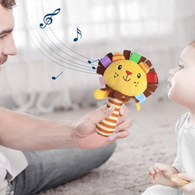Hochet bébé apaise et captive toute l'attention et transforme les moments de dificultés en joie.