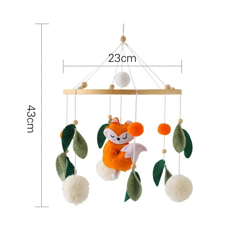 MOBILE BEBE | ANIMAUX COLORES AU-DESSUS DE LUI