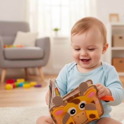 Livre bebe en tissus pour un déplacement sans stress
