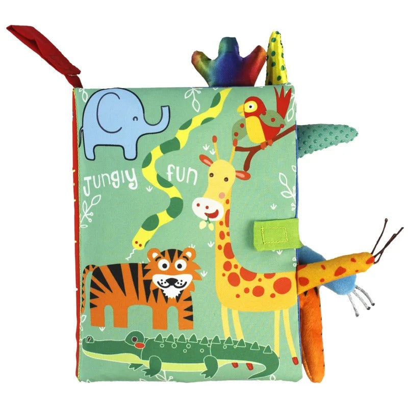 Livre bebe en tissus tigre