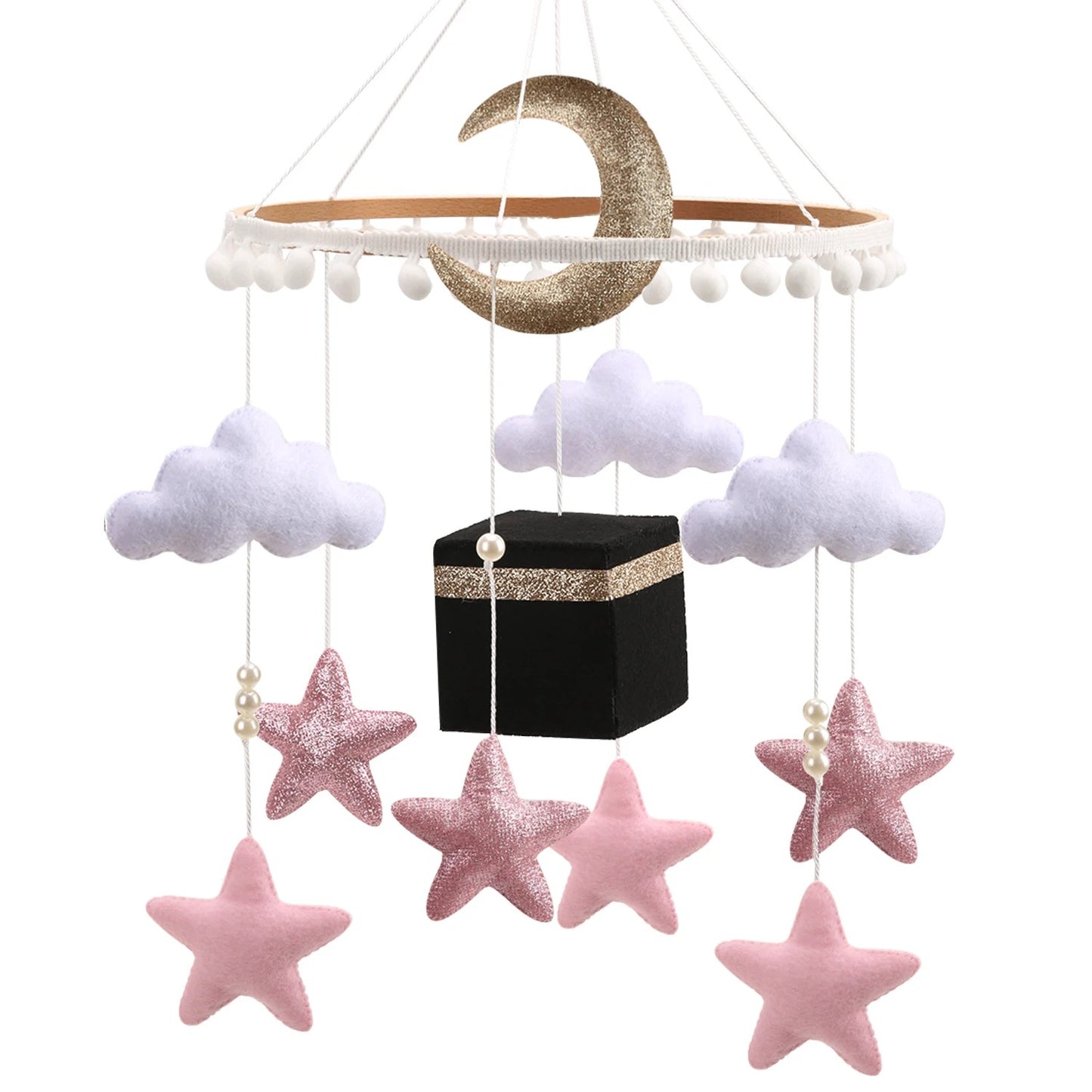 Mobile bebe islamique rose sans support