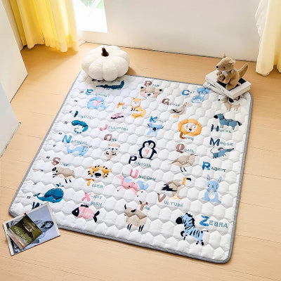 Mousse tapis bebe imprimée des images d'animaux et leurs noms
