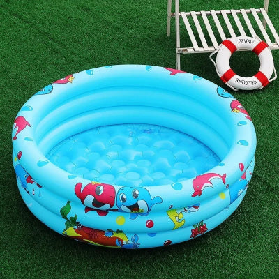 Piscine bebe gonflable bleu