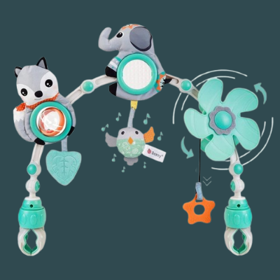 Avec cette spirale d'activité aux multiples accessoires, votre bébé a le meilleur de l'éveil.