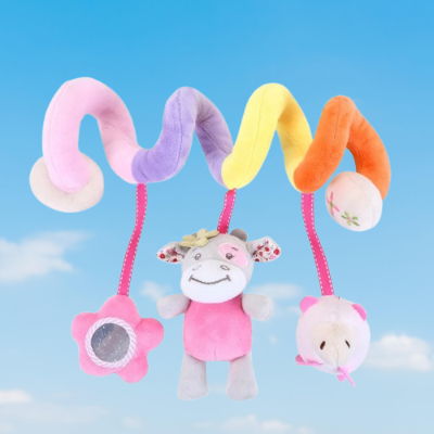 Variante avec hochet bétail de notre spirale d'activité bébé