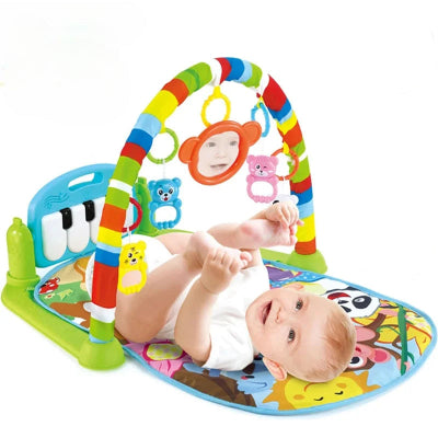 Tapis de jeux pour bébé, tapis d'éveil évolutif allié musical pour l'éveil