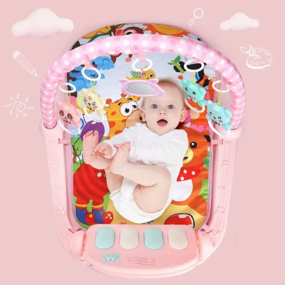 tapis de jeux pour béb, tapis d'éveil évolutif douillet