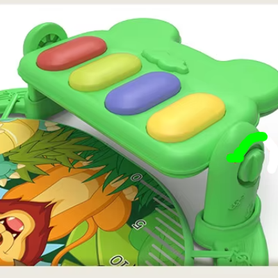 tapis de jeux pour bébé avec support piano réglable