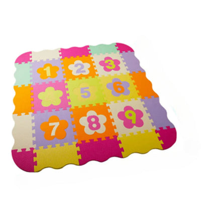tapis mousse pour bebe motif chiffres