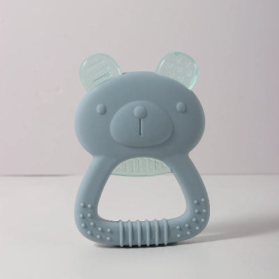 Anneau de dentition bébé chaud ou réfrigéré bleu
