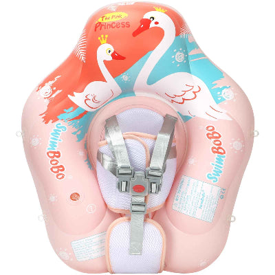 Bouee piscine bebe rose prince et princesse