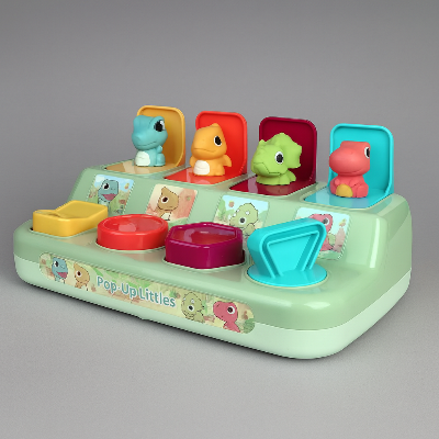 Cube d'activité bebe occupé évolutif dinosaure