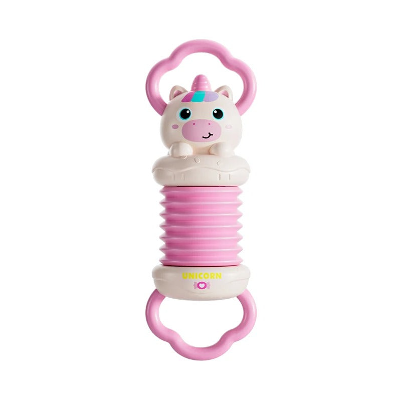 Jouet eveil bebe accordéon licorne rose