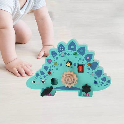 Tableau Montessori Stégosaure de petite taille pour les tout petits