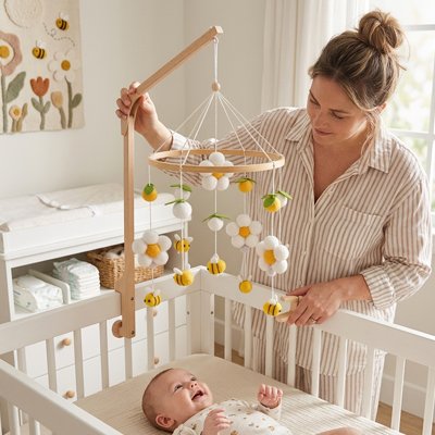 Ajuster le Mobile bebe en fonction de la maturité de la vue