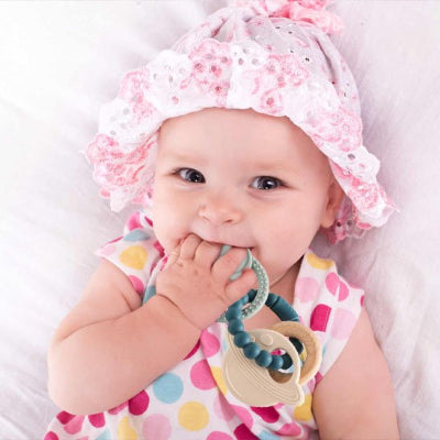 Anneau de dentition remplace le succion des doigts