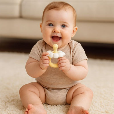 Anneau dentition bébé doux de pour un bébé toujours souriant 