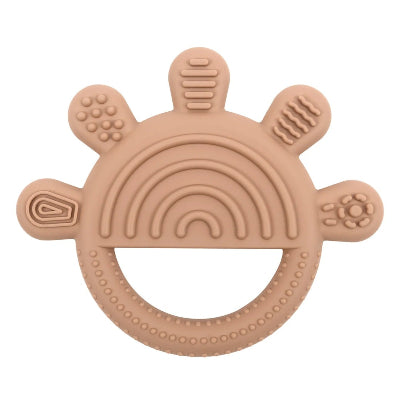 Anneau dentition tortue rose pale