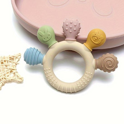 Anneau de dentition aux différentes textures au toucher