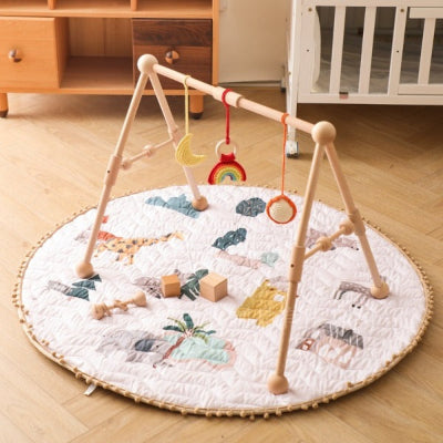 Arche bebe en bois de hêtre qui se déplace facilement 