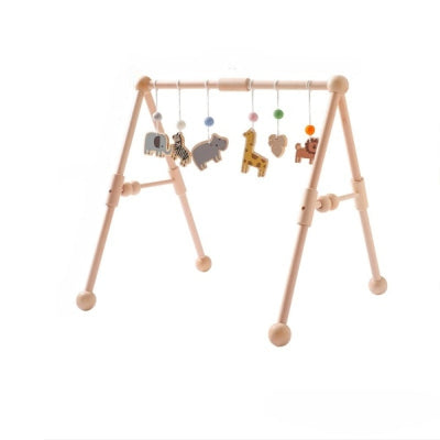 Arche bebe en bois de hêtre avec pendentifs Prairie