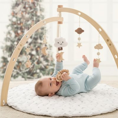 Attraper les hochets de son Arche d'éveil, une réussite joyeuse