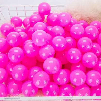 Balle pour parc bebe rouge vif