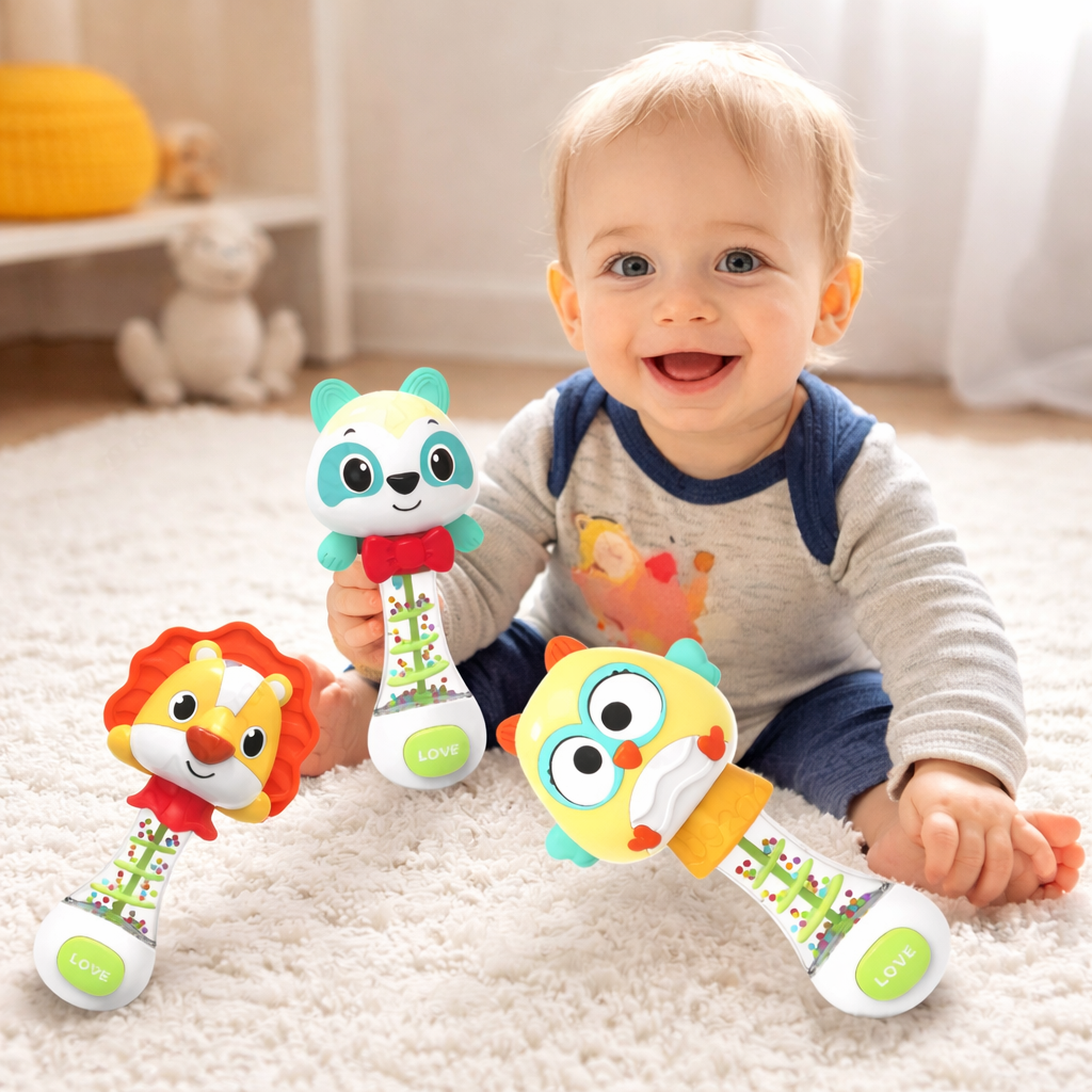 Baton sensoriel bébé moments joyeux 