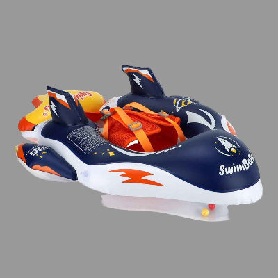 Bouee piscine bebe design airbag et jet de flame sans auvent.