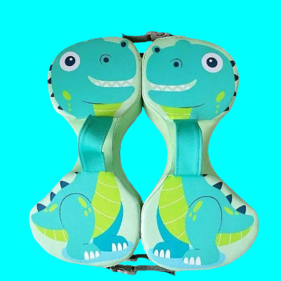 Bouee piscine bebe en PVC écologique non gonflable dinosaure