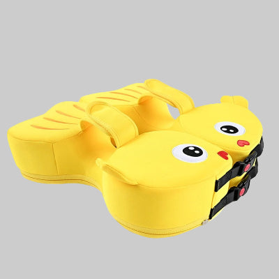 Bouee piscine bebe non gonflable motif poisson jaune