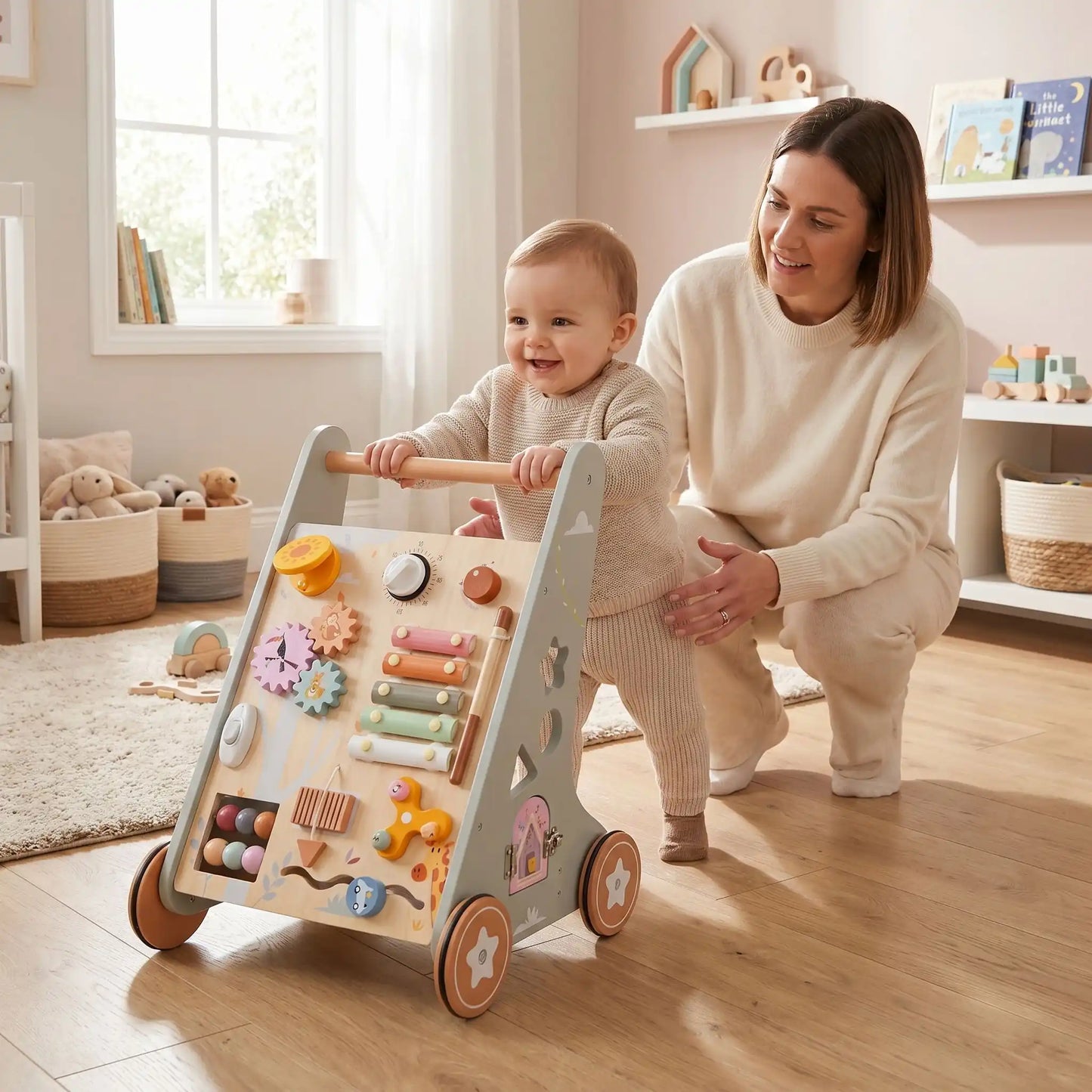 Chariot de marche bébé une confiance dans les premiers pas