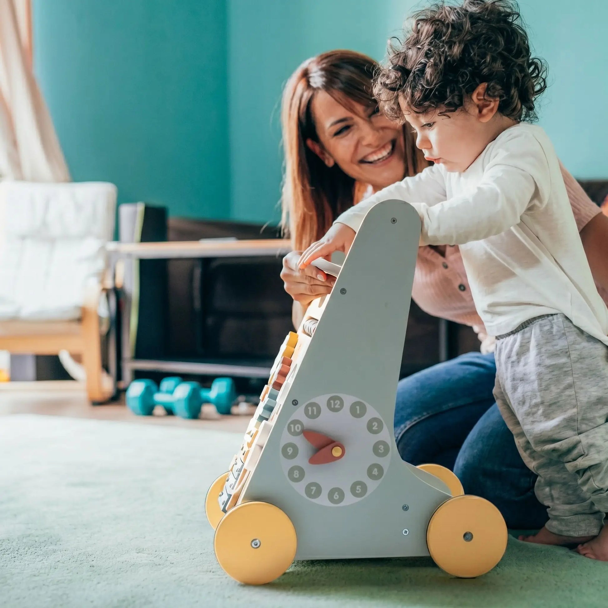 Chariot de marche bébé compagnon des premiers victoires