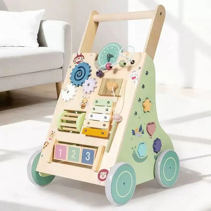 Chariot de marche bebe vert foncé